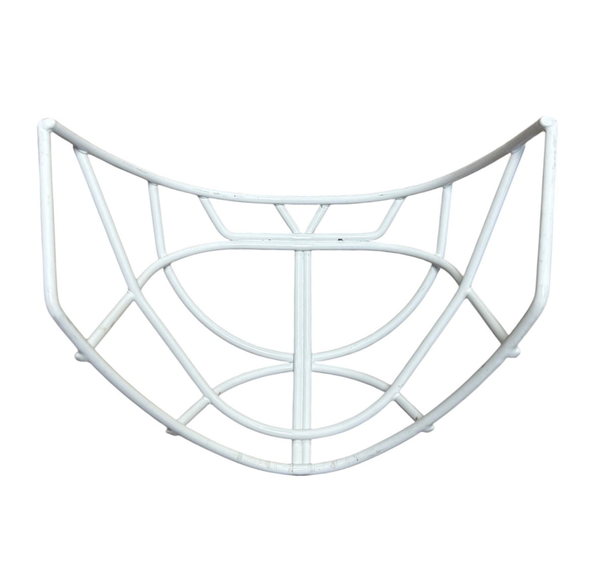 CCM Non-Certified Cat Eye Pro Stock Goalie Cage - White