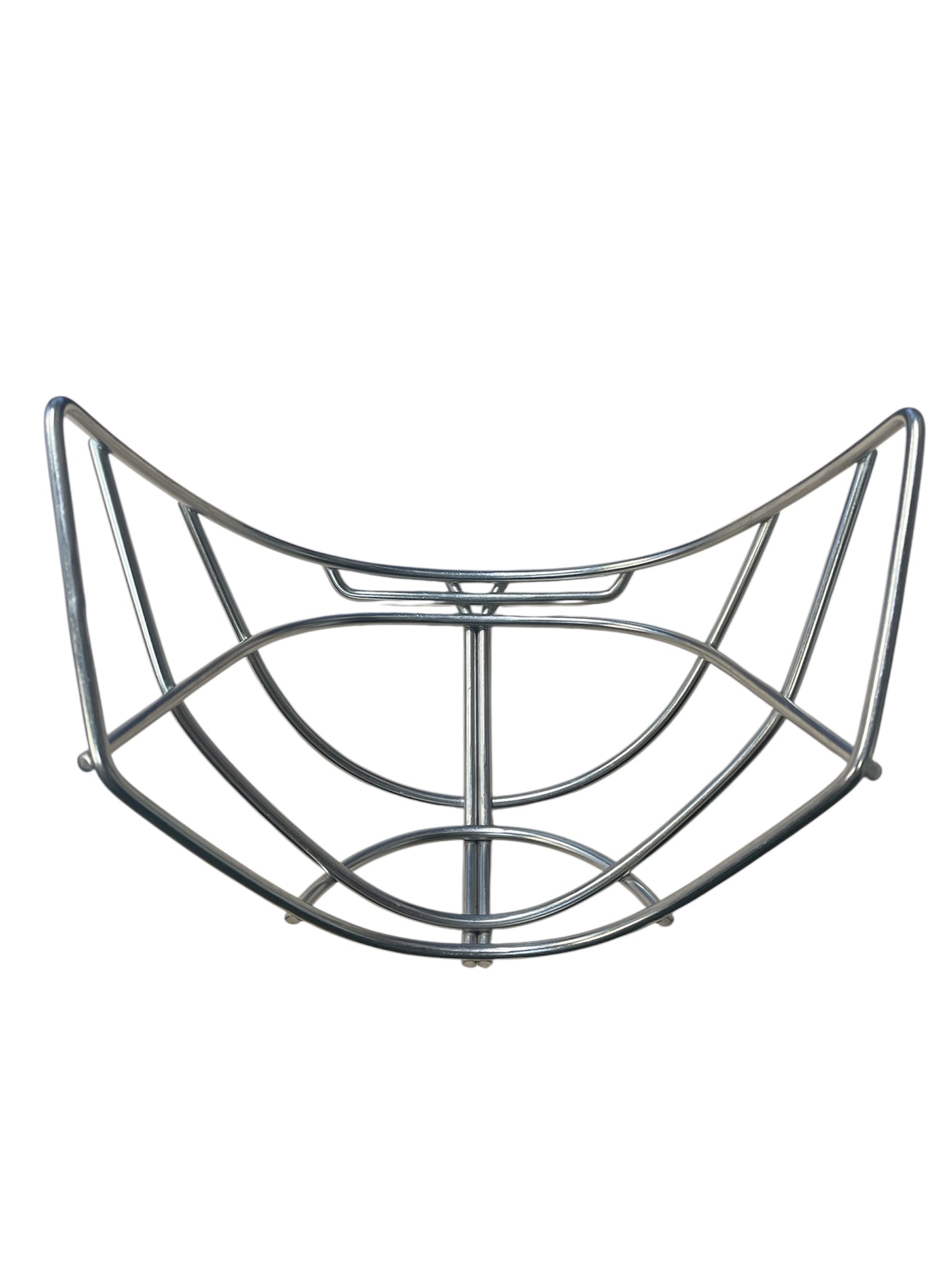 Bauer Non-Certified Cat Eye Pro Stock Goalie Cage - Silver