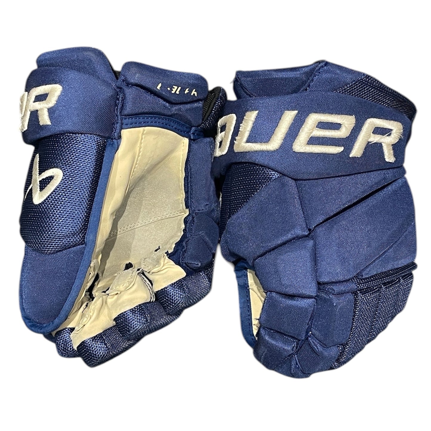Bauer Vapor Hyperlite - Pro Stock Hockey Glove - Vancouver Goldeneyes (Used)