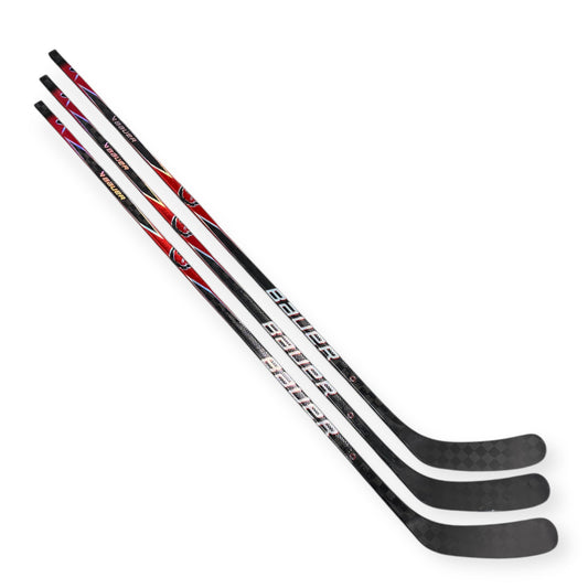 3 Pack - Bauer Proto2 - Pro Stock Hockey Stick - RED