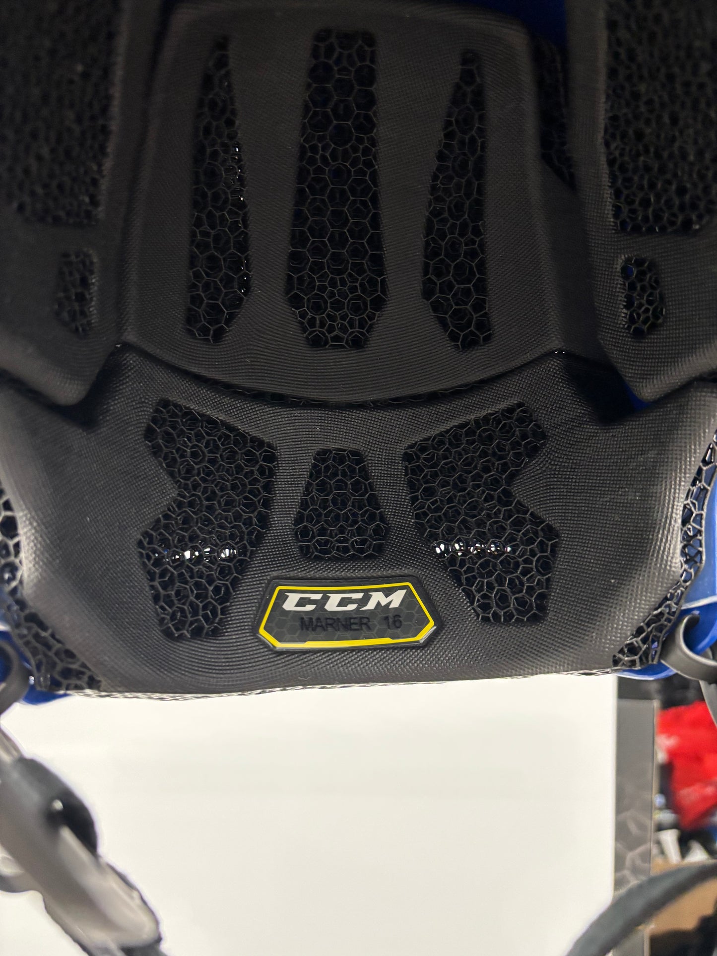 CCM Tacks X - Pro Stock Hockey Helmet - Toronto Maple Leafs - Mitch Marner