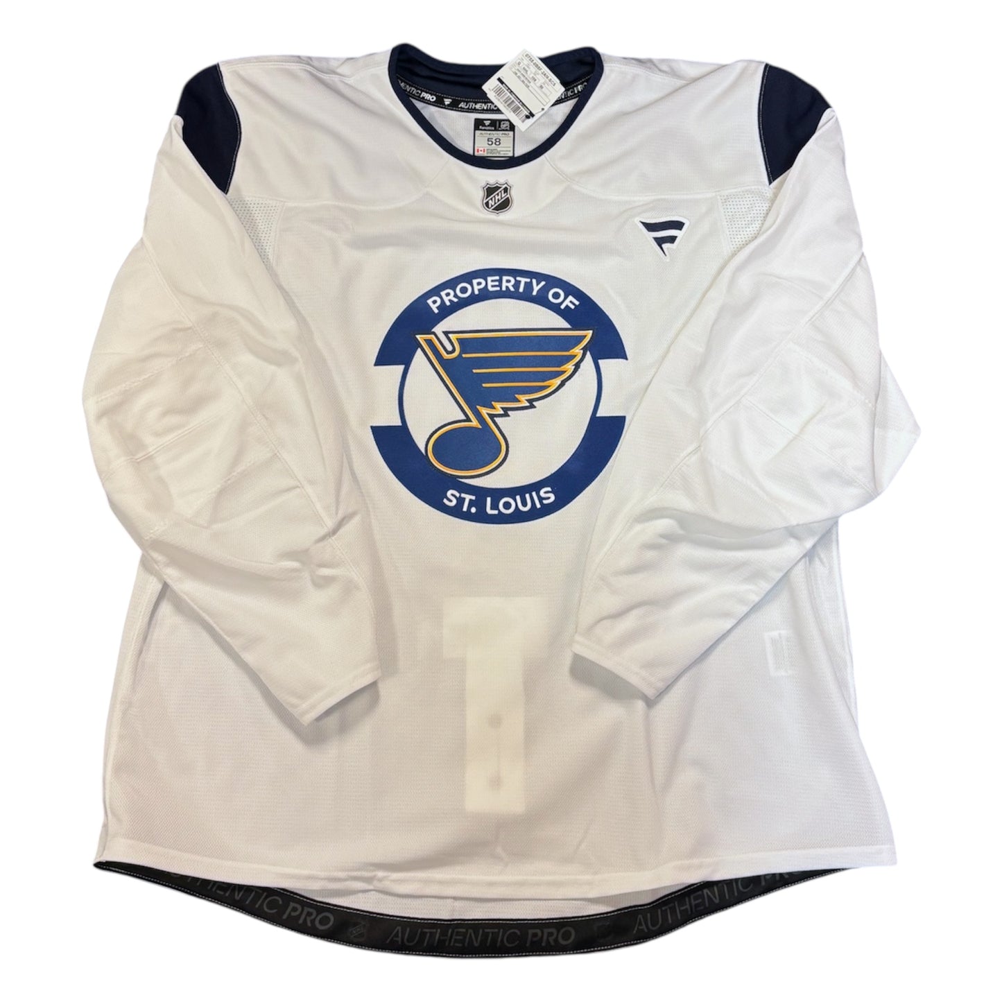 Fanatics St. Louis Blues Pro Stock Hockey Practice Jersey