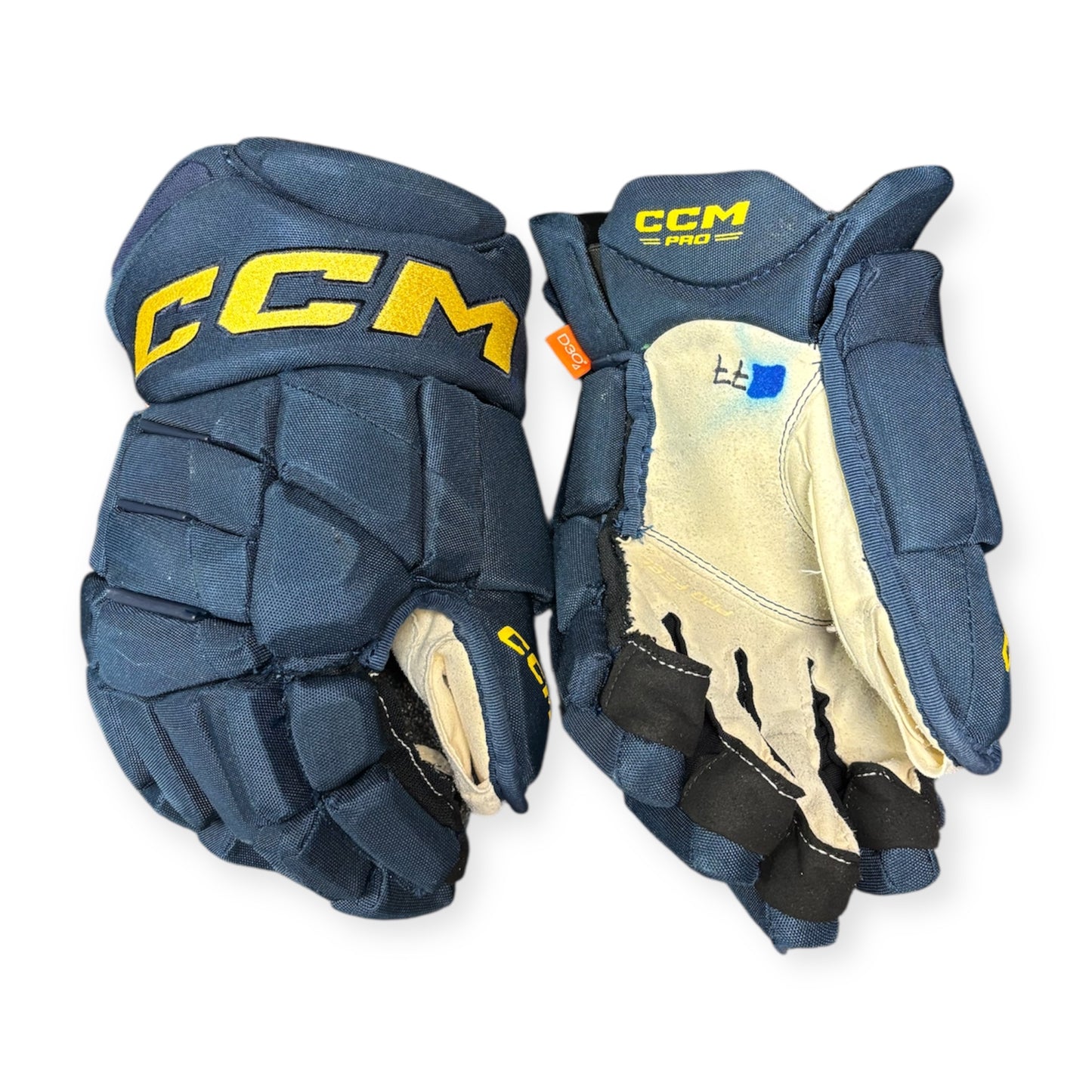 CCM Jetspeed FT1 - Pro Stock Hockey Glove - St. Louis Blues (Used)