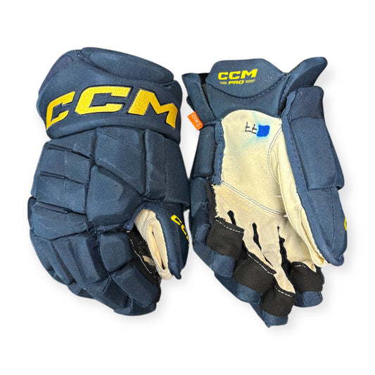 CCM Jetspeed FT1 - Pro Stock Hockey Glove - St. Louis Blues (Used)