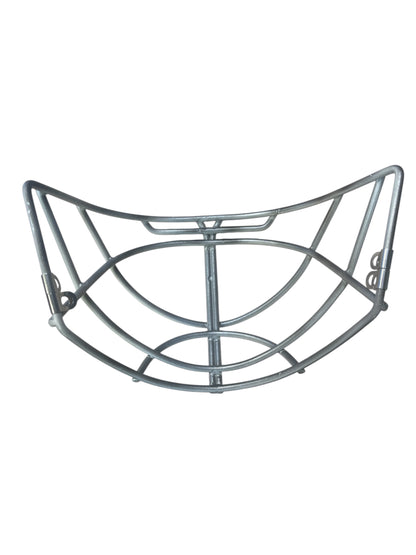 Bauer Non-Certified Cat Eye Pro Stock Goalie Cage - Metallic Silver - Used