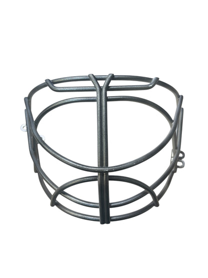 Bauer Non-Certified Cat Eye Pro Stock Goalie Cage - Metallic Silver - Used