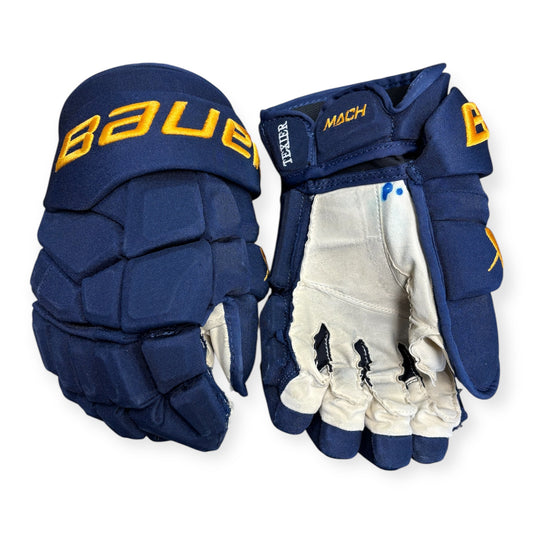 Bauer Supreme Mach - Pro Stock Hockey Glove - St. Louis Blues (Used)