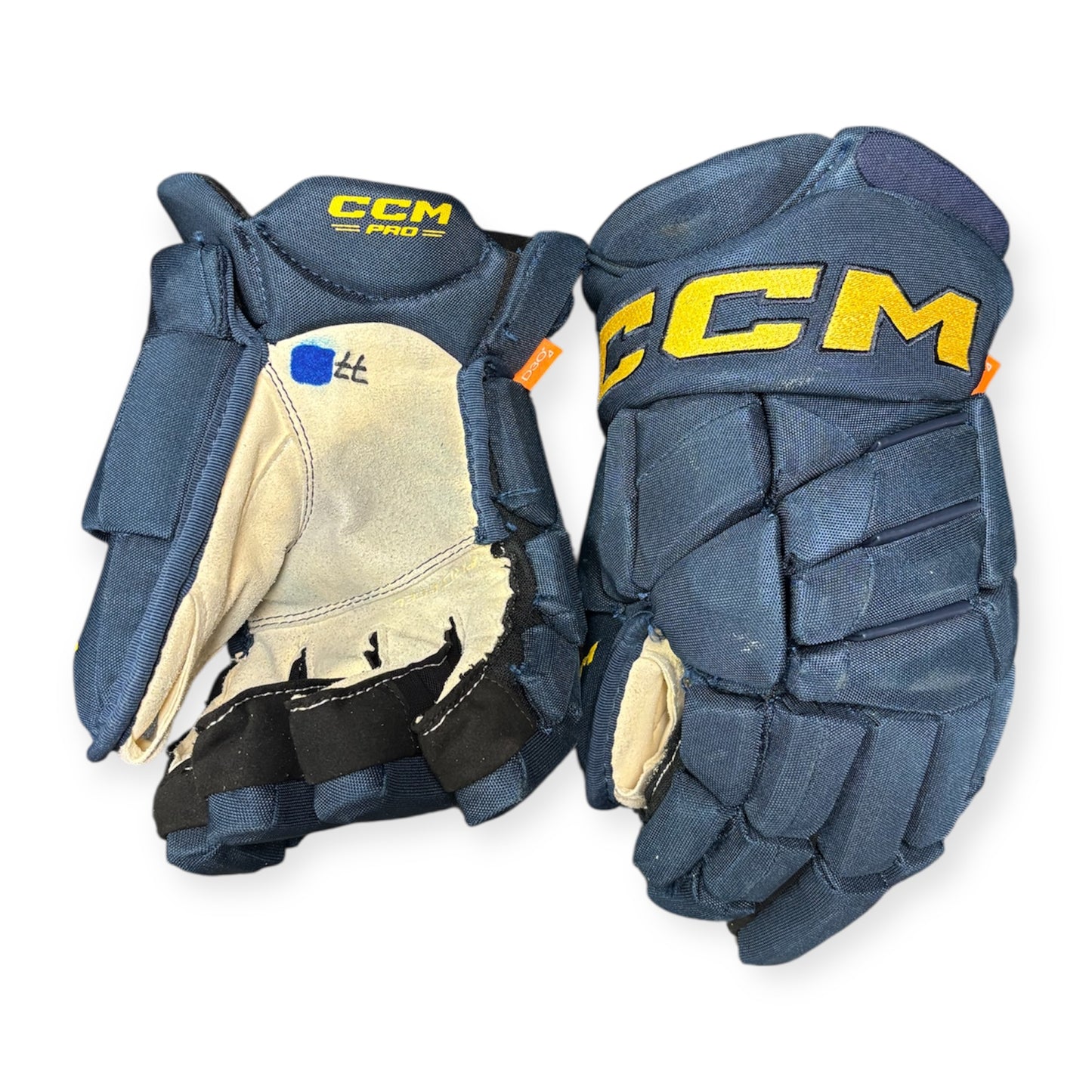 CCM Jetspeed FT1 - Pro Stock Hockey Glove - St. Louis Blues (Used)