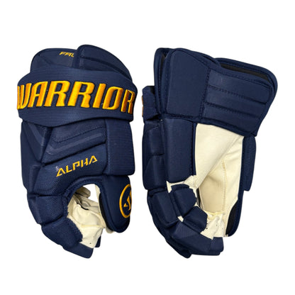 Warrior Alpha LX2 Pro - Pro Stock Hockey Glove - St. Louis Blues - Justin Faulk