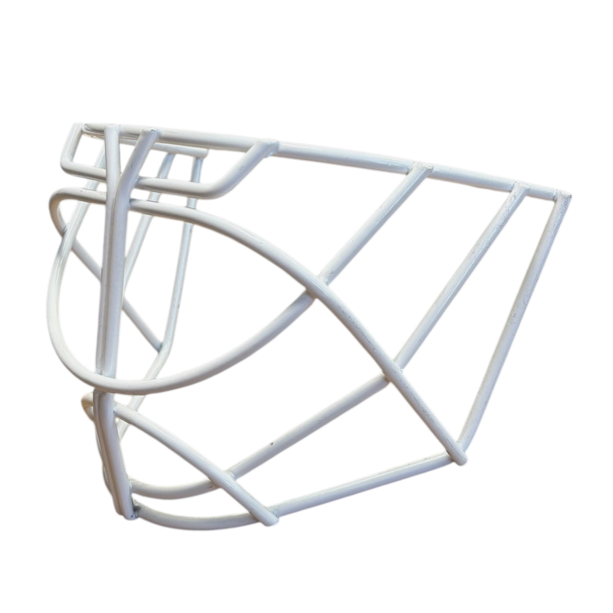 Bauer Non-Certified Cat Eye Pro Stock Goalie Cage - White