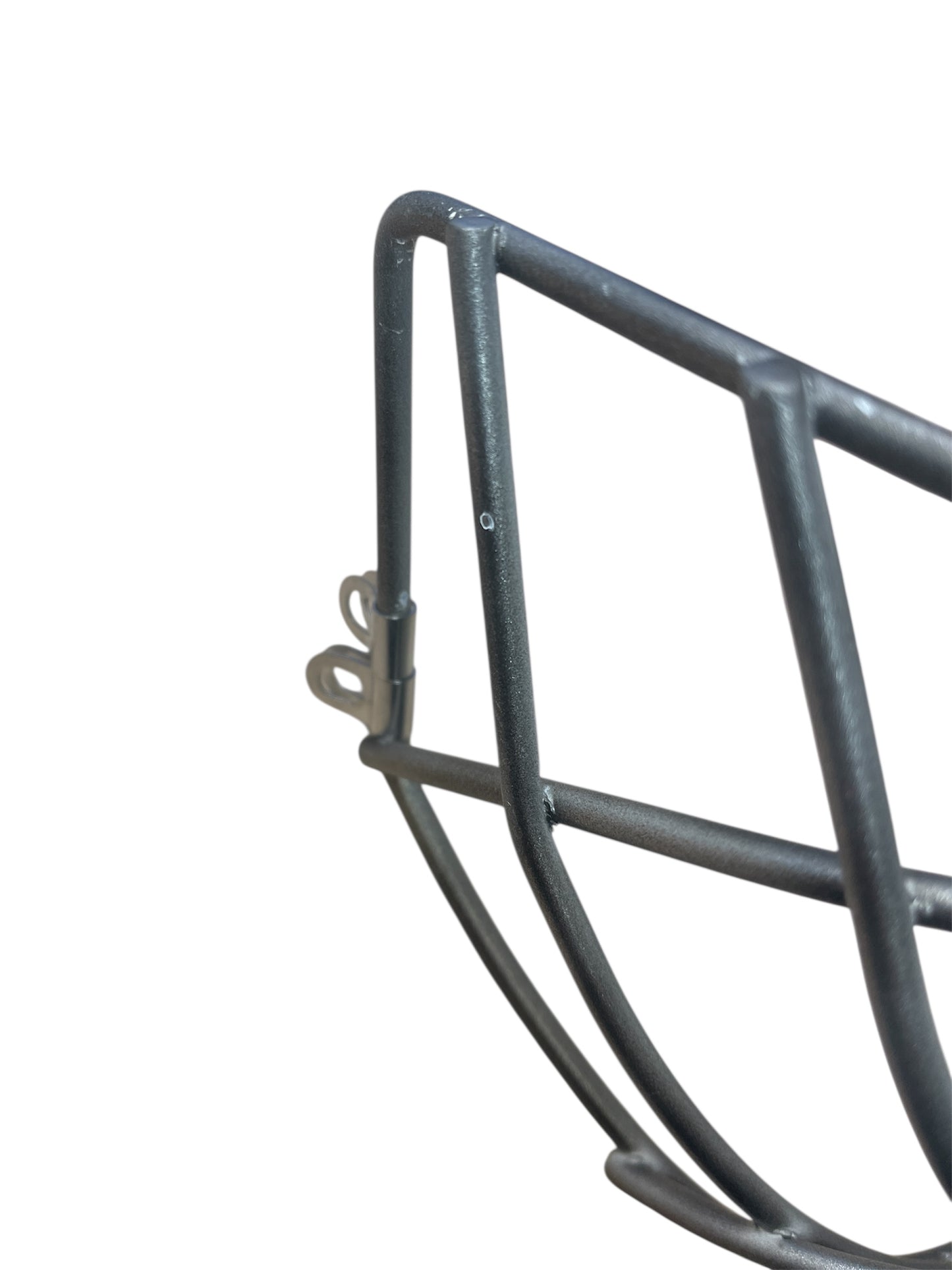 Bauer Non-Certified Cat Eye Pro Stock Goalie Cage - Metallic Silver - Used