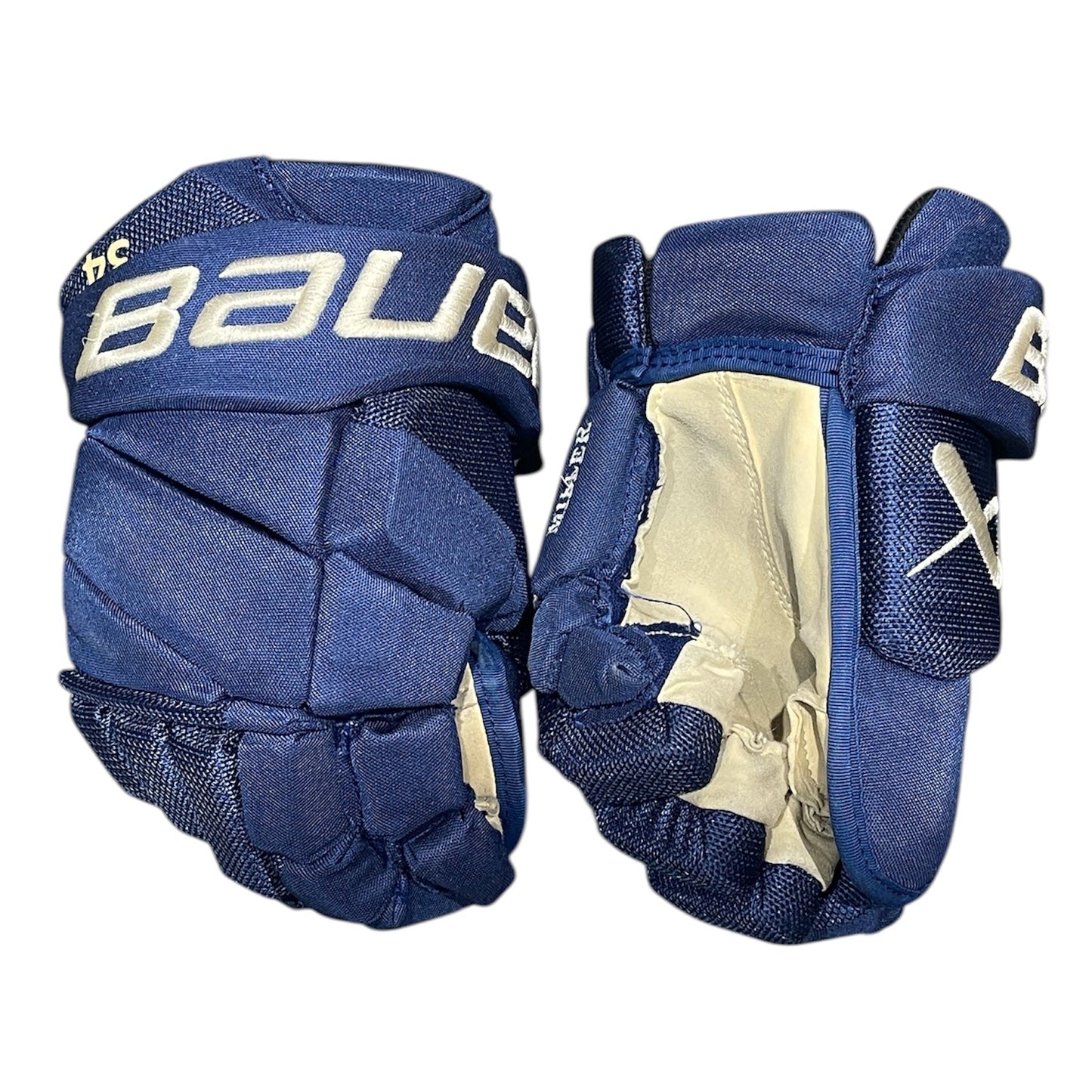 Bauer Vapor Hyperlite - Pro Stock Hockey Glove - Vancouver Goldeneyes (Used)