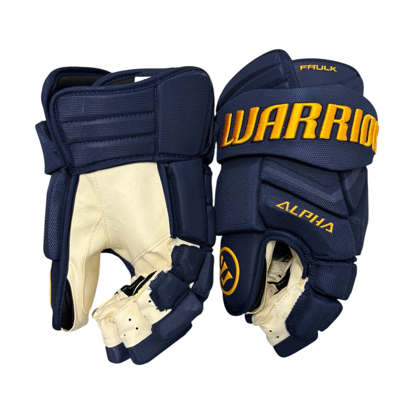 Warrior Alpha LX2 Pro - Pro Stock Hockey Glove - St. Louis Blues - Justin Faulk