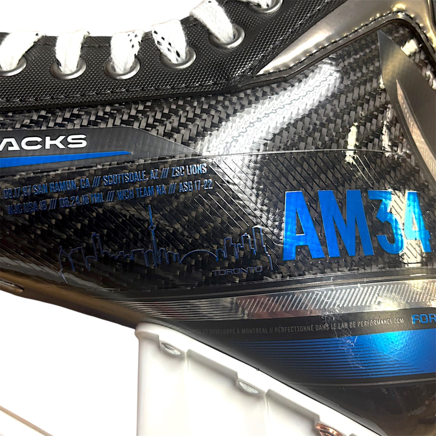 CCM Tacks XF Pro - Pro Stock Hockey Skates 9.25D - Auston Matthews